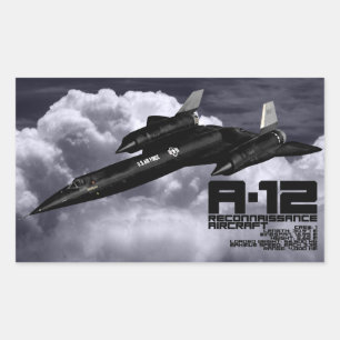 A-12 RECHTHOEKIGE STICKER