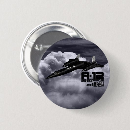 A-12 RONDE BUTTON 5,7 CM (Voorkant /achterkant)