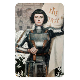 A 1903 graving Joan of Arc Magneet