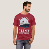 A 1912  Twitter-boot met Titanic-reisboot T-shirt (Voorkant volledig)