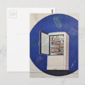 A 1930s era refrigerator ad briefkaart (Voorkant / Achterkant)