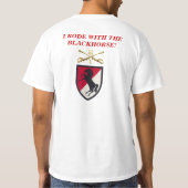 A/1/11th ACR I reed met het Blackhorse! Shirt (Achterkant)