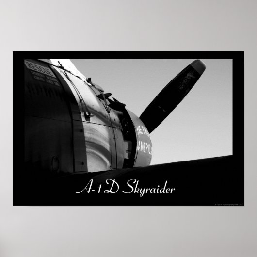 A-1D Skyraider Poster (Voorkant)