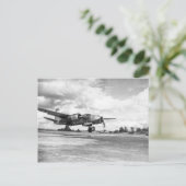 A-20 verwoesting briefkaart (Staand voorkant)