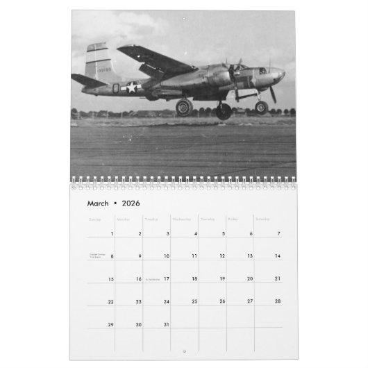 A-26 Vader Kalender (Mar 2026)