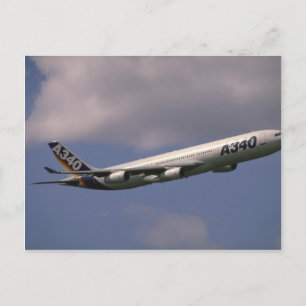 A-340 airbus, Europese luchtvaartmaatschappij Briefkaart