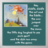 a-3 koe sprong over maan poster (Voorkant)