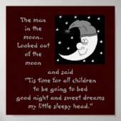 a-4 man op het maan poster (Voorkant)