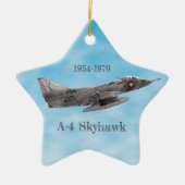 A-4 Skyhawk Ceramic Ornament (Voorkant)
