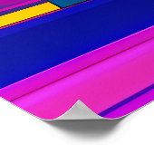 A 60s Geïnspireerde robot met skelet Poster (Hoek)