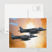 A-6 INTRUDER BRIEFKAART (Voorkant / Achterkant)
