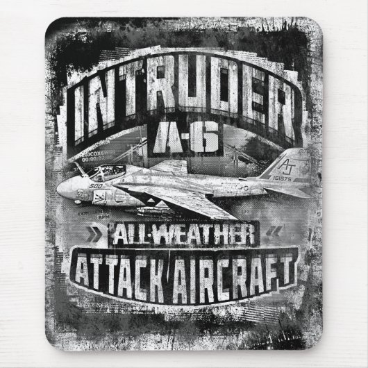 A-6 Intruder Muismat Mousepad (Voorkant)