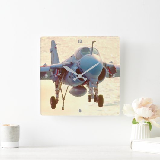 A-6 INTRUDER VIERKANTE KLOK (Huis)