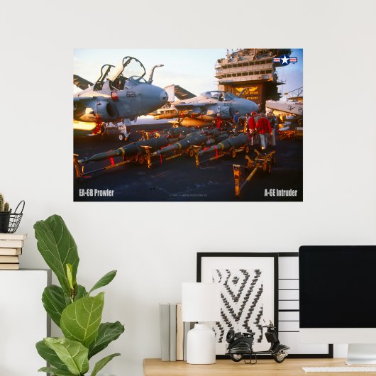 A-6E INTRUDER en EA-6B PROWLER Poster (Thuiskantoor)