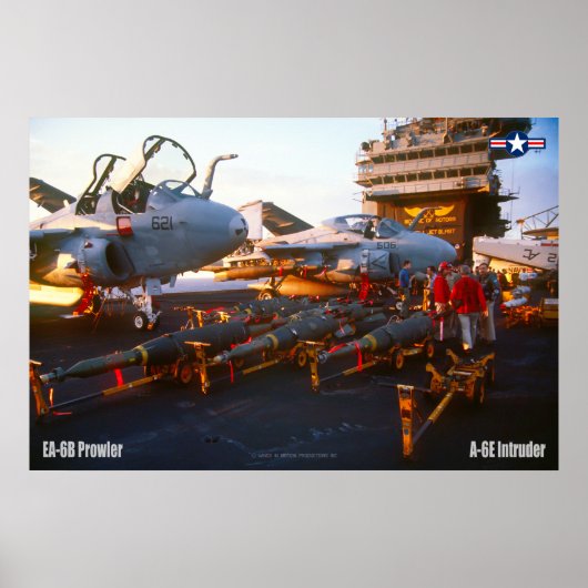 A-6E INTRUDER en EA-6B PROWLER Poster (Voorkant)