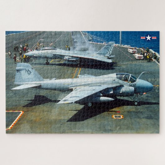 A-6E INTRUDER en F-14 TOMCAT (20x30 INCH) Legpuzzel (Horizontaal)
