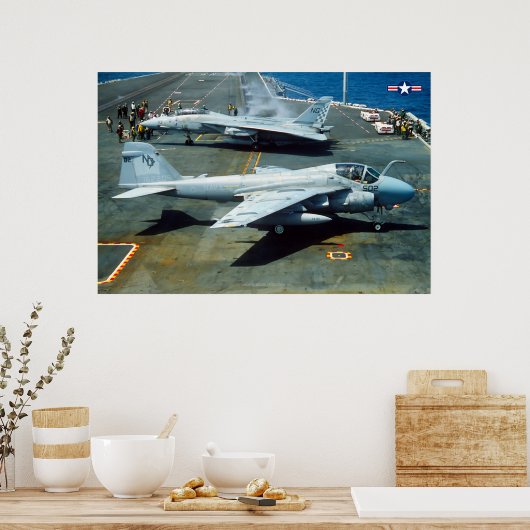 A-6E INTRUDER en F-14 TOMCAT Poster (Keuken)
