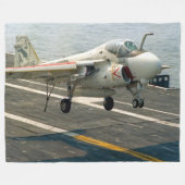 A-6E INTRUDER FLEECE DEKEN (Voorkant (Horizontaal))