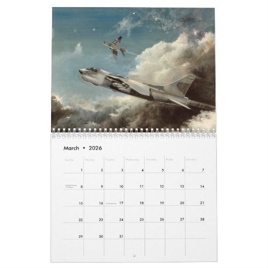 A-7 Corsair II Art Kalender (Mar 2026)