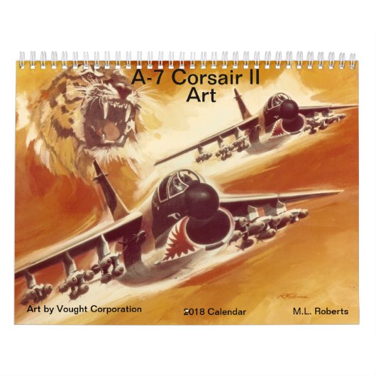 A-7 Corsair II Art Kalender (Hoes)