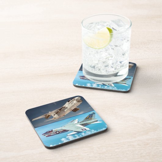 A-7 CORSAIR II BIER ONDERZETTER (Rechterzijde)