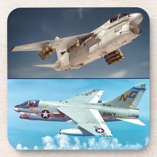 A-7 CORSAIR II BIER ONDERZETTER (Voorkant)