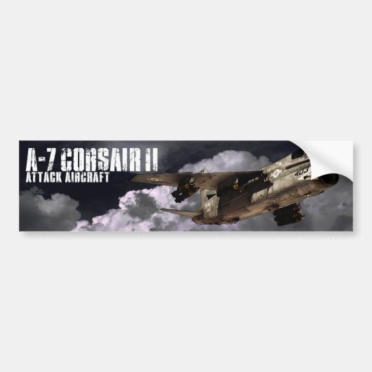 A-7 Corsair II Bumpersticker (Voorkant)