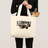 A-7 Corsair II Grote Tote Bag (Voorkant (product))