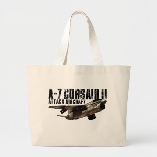 A-7 Corsair II Grote Tote Bag (Voorkant)
