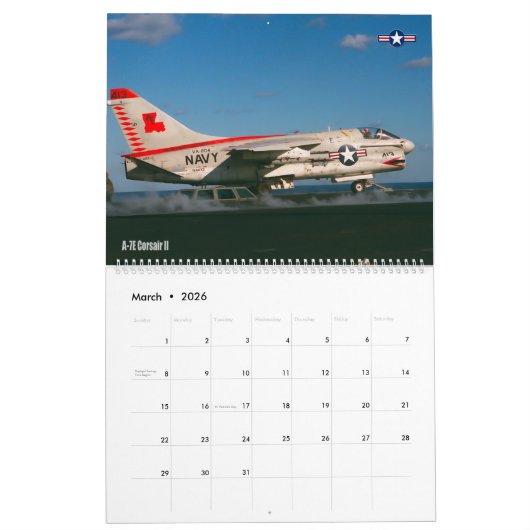 A-7 CORSAIR II KALENDER (Mar 2026)