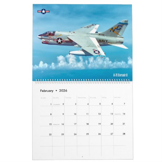 A-7 CORSAIR II KALENDER (Feb 2026)