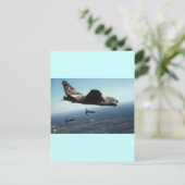 A-7-druppelbuisjes Briefkaart (Staand voorkant)