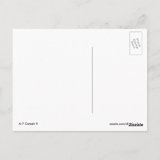 A-7 zeerover II Briefkaart (Achterkant)