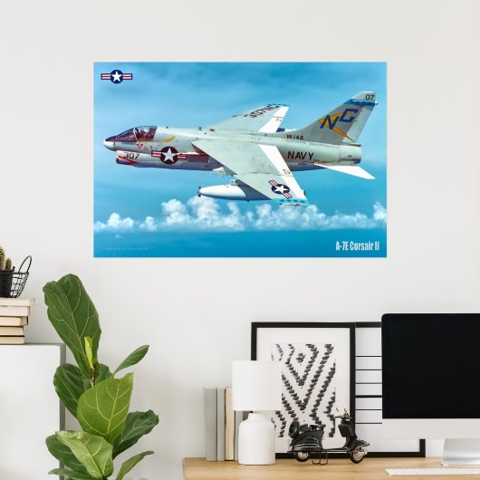 A-7E CORSAIR II POSTER (Thuiskantoor)