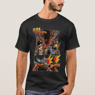 A.A.I. Wars comic afbeelding zwart T-shirt