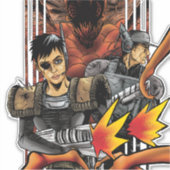 A.A.I. Wars vinylsticker Sticker (Voorkant)