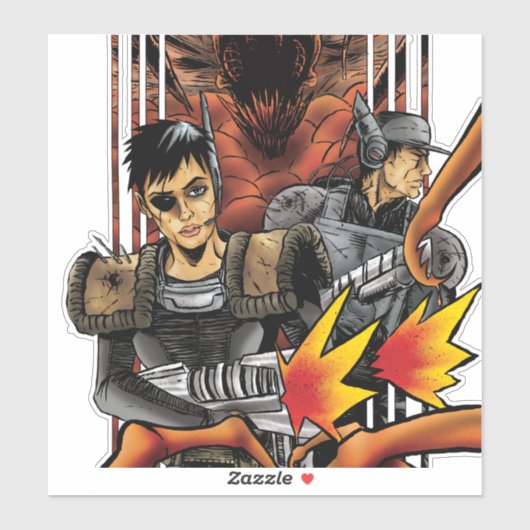 A.A.I. Wars vinylsticker Sticker (Vel)