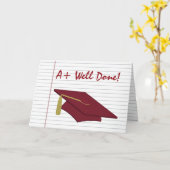 A+ Aangepaste Afstuderen-kaart Kaart (Gele Bloem)