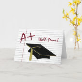 A+ Aangepaste Afstuderen-kaart Kaart (Gele Bloem)