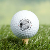"A Afbeelding Par-fect Dad" Gepersonaliseerde golf Golfballen (Insitu Shirt)