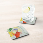 A Afbeelding (w/c op papier) Bier Onderzetter (Rechterzijde)