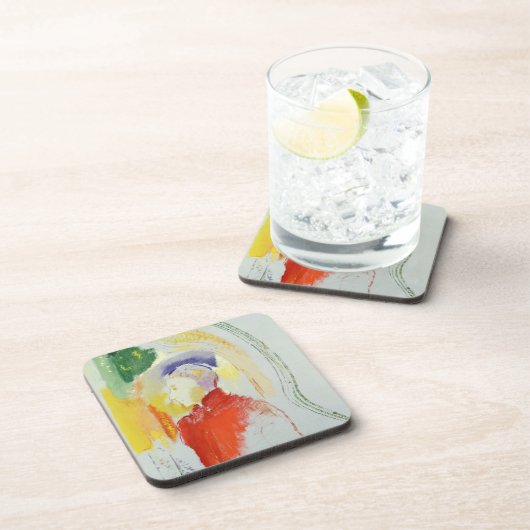 A Afbeelding (w/c op papier) Bier Onderzetter (Rechterzijde)