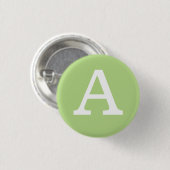 "A" Alfabet Collectible (#1) Ronde Button 3,2 Cm (Voorkant /achterkant)