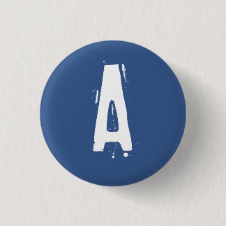 "A" Alfabet Collectible (#2) Ronde Button 3,2 Cm