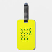 A-Alligator-Bagagelabel Bagagelabel (Achterkant verticaal)