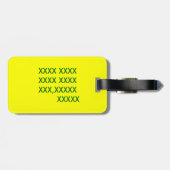 A-Alligator-Bagagelabel Bagagelabel (Achterkant horizontaal)