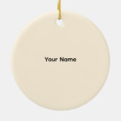 A Angel Serenity Prayer Keramisch Ornament (Achterkant)