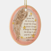 A Angel Serenity Prayer Keramisch Ornament (Rechts)