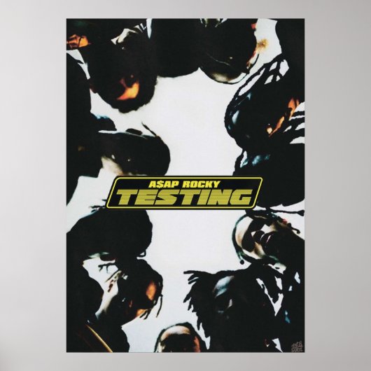 A$AP ROCKY TESTS A3 grootte uitgebreid album Poster (Voorkant)