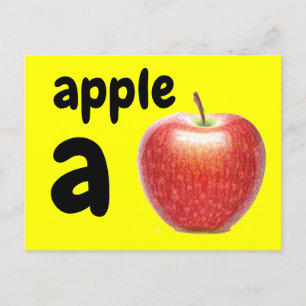 a - appelfleskaart briefkaart